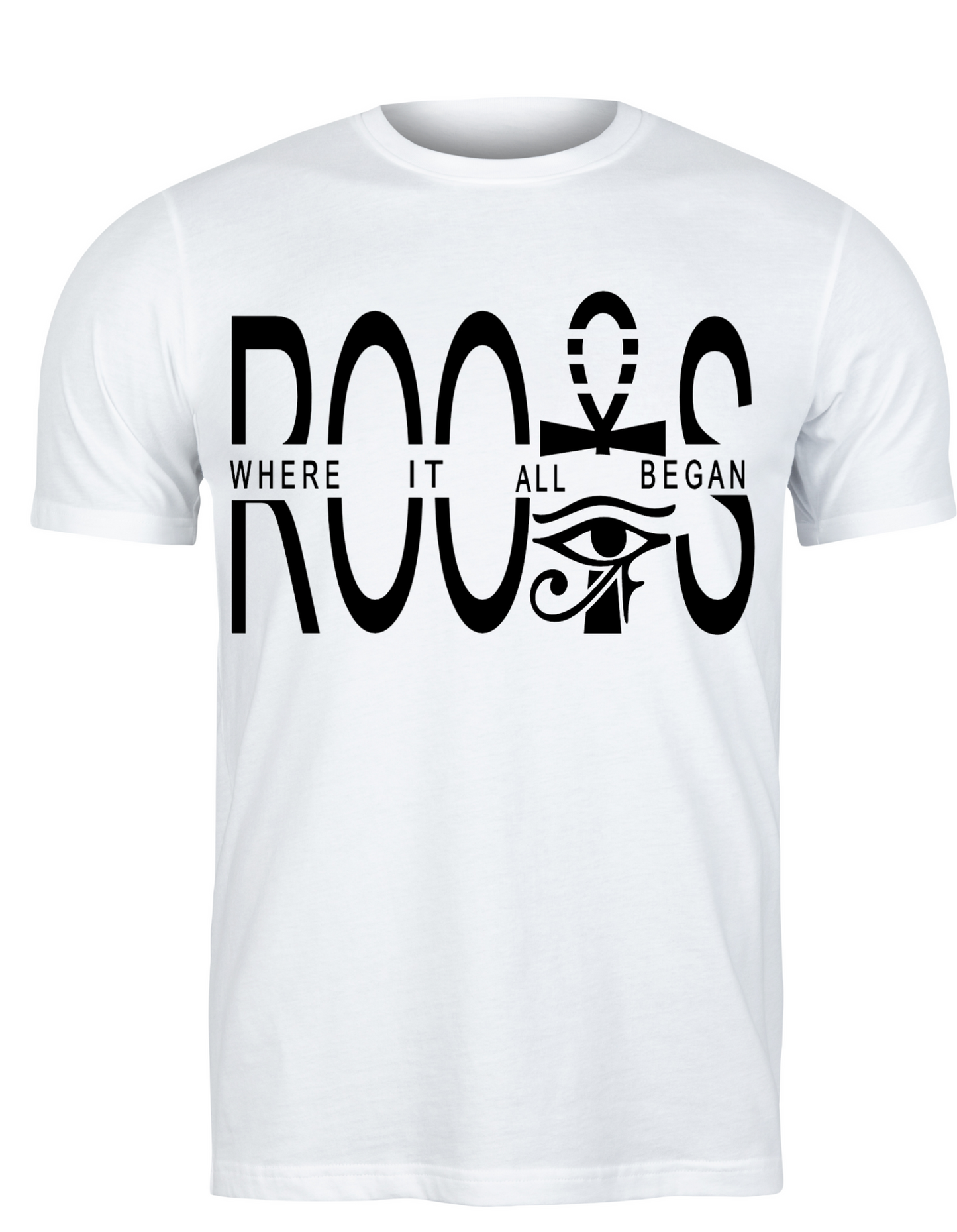 White ROOTS t-shirt